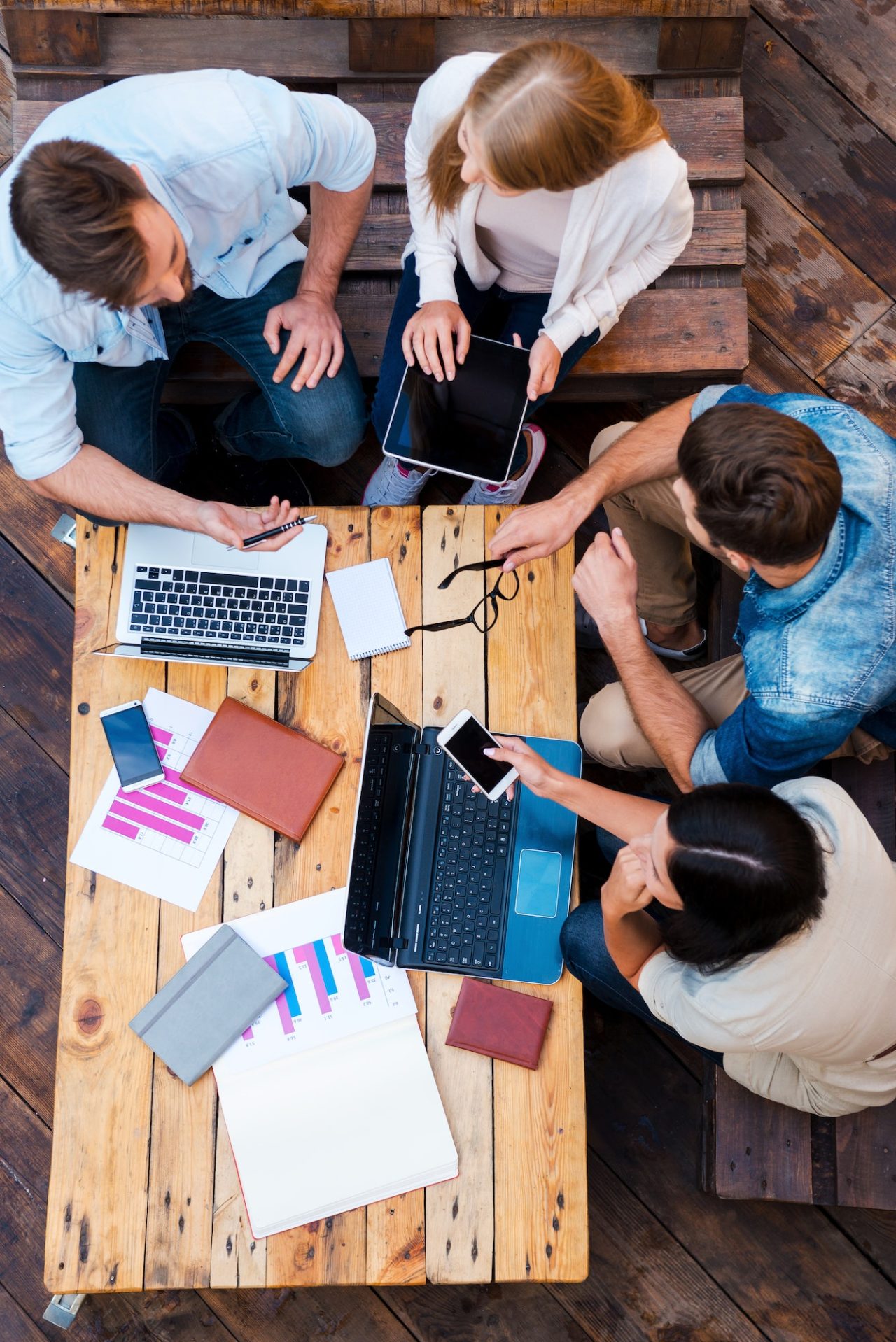 Creative Team In Action